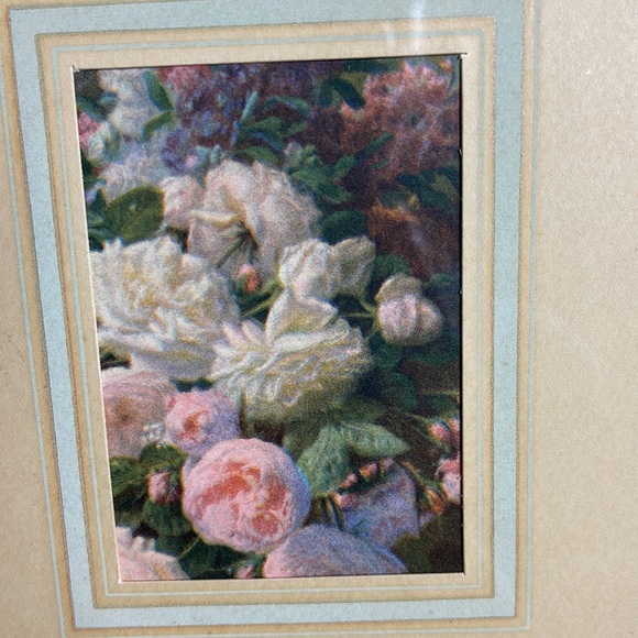 Vintage Antique Lithograph Floral Gallery Wall Set of 3 - Picture 7 of 12
